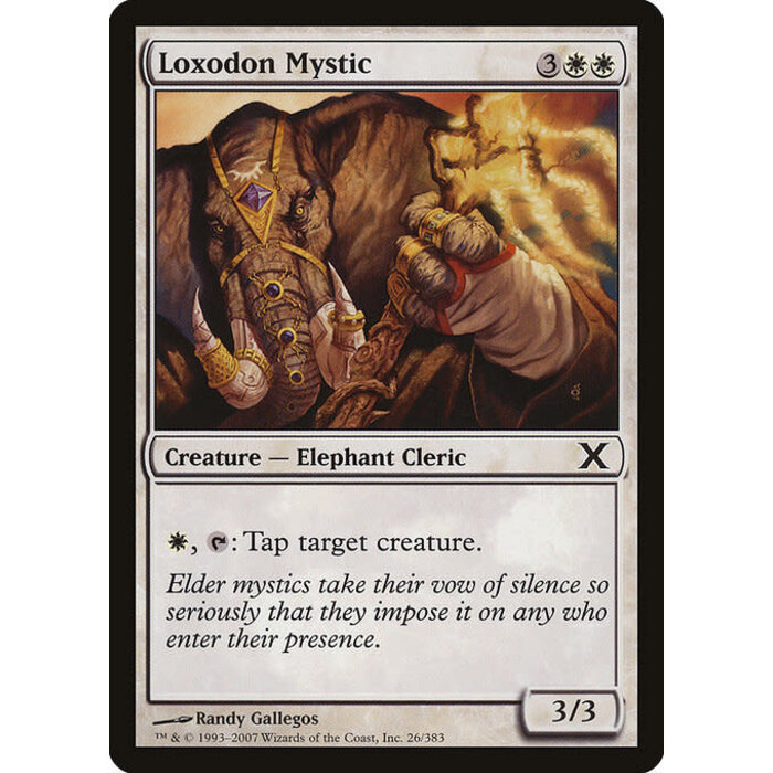 Magic: The Gathering Loxodon Mystic (026) Lightly Played