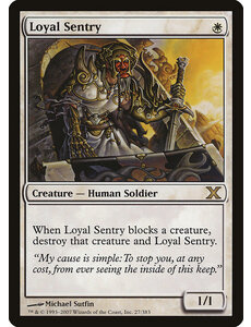 Magic: The Gathering Loyal Sentry (027) Lightly Played