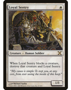 Magic: The Gathering Loyal Sentry (027) Lightly Played
