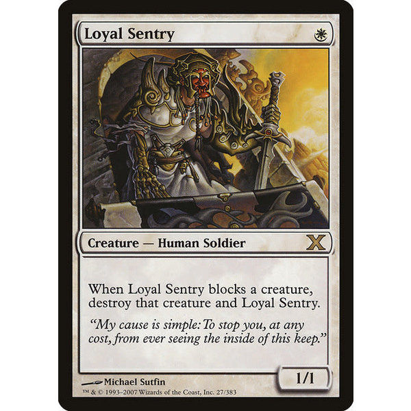 Magic: The Gathering Loyal Sentry (027) Lightly Played