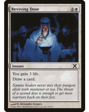 Magic: The Gathering Reviving Dose (034) Lightly Played