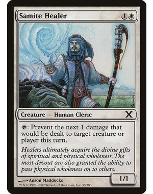 Magic: The Gathering Samite Healer (038) Lightly Played