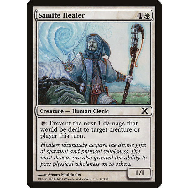 Magic: The Gathering Samite Healer (038) Lightly Played