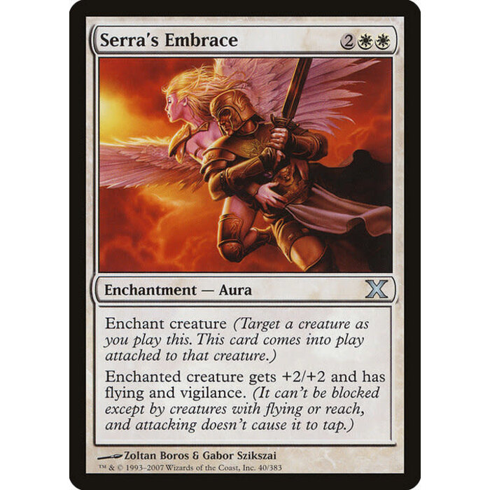Magic: The Gathering Serra's Embrace (040) Lightly Played