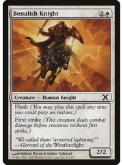 Magic: The Gathering Benalish Knight (011) Lightly Played