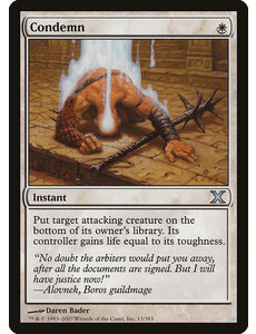 Magic: The Gathering Condemn (013) Heavily Played