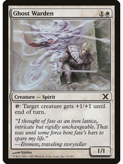 Magic: The Gathering Ghost Warden (016) Lightly Played