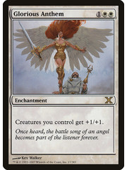 Magic: The Gathering Glorious Anthem (017) Heavily Played