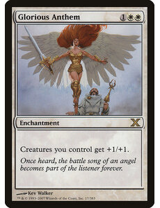 Magic: The Gathering Glorious Anthem (017) Heavily Played