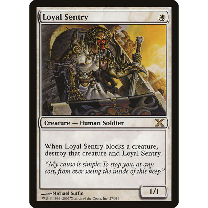 Magic: The Gathering Loyal Sentry (027) Lightly Played