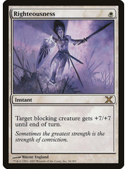 Magic: The Gathering Righteousness (036) Moderately Played
