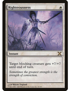 Magic: The Gathering Righteousness (036) Moderately Played