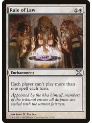 Magic: The Gathering Rule of Law (037) Moderately Played