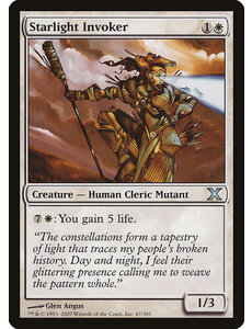 Magic: The Gathering Starlight Invoker (047) Lightly Played