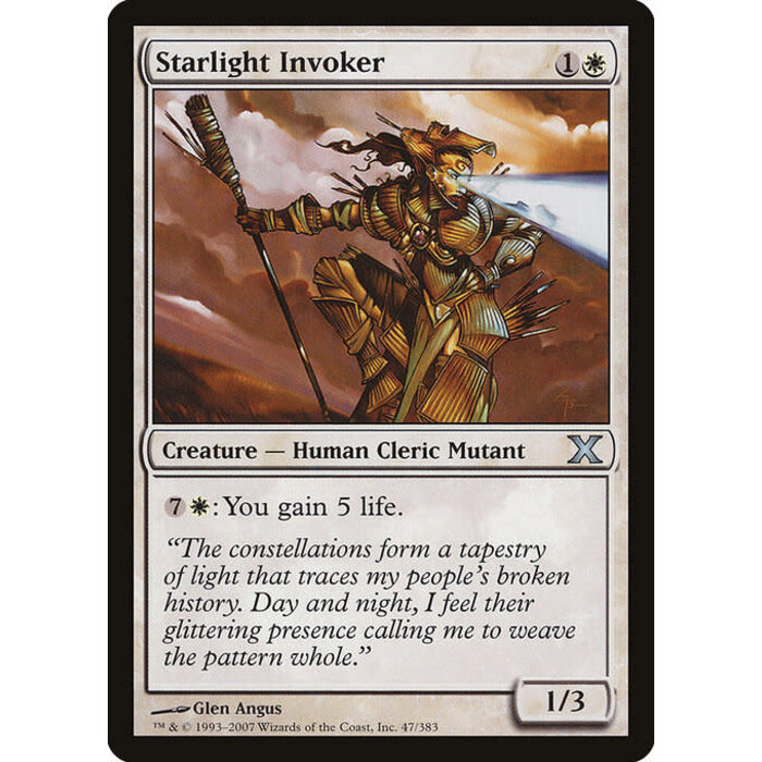 Magic: The Gathering Starlight Invoker (047) Lightly Played