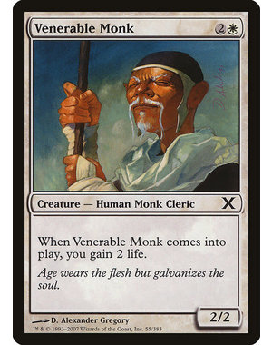 Magic: The Gathering Venerable Monk (055) Lightly Played