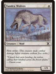 Magic: The Gathering Tundra Wolves (054) Lightly Played