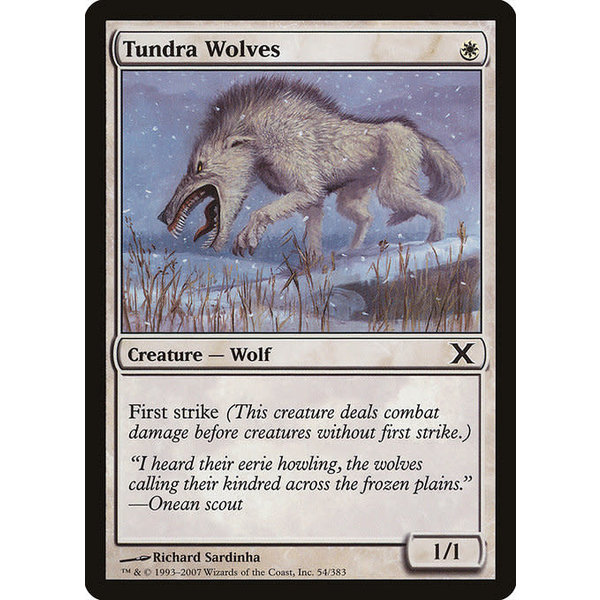 Magic: The Gathering Tundra Wolves (054) Lightly Played