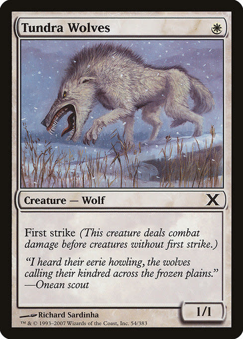 Magic: The Gathering Tundra Wolves (054) LP - Kingslayer Games