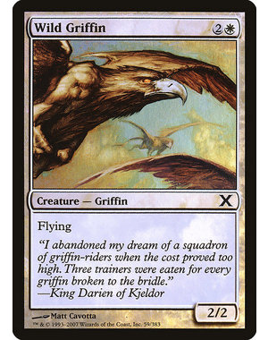 Magic: The Gathering Wild Griffin (059) Lightly Played Foil