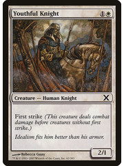 Magic: The Gathering Youthful Knight (062) Lightly Played