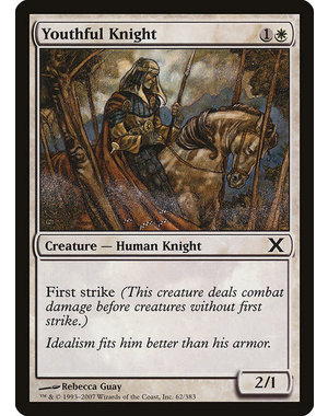 Magic: The Gathering Youthful Knight (062) Lightly Played