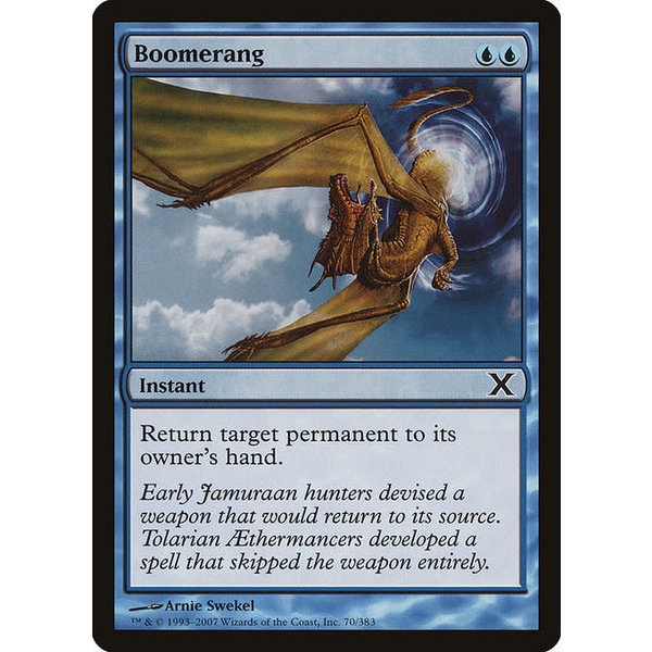 Magic: The Gathering Boomerang (070) Moderately Played