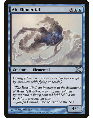 Magic: The Gathering Air Elemental (064) Lightly Played