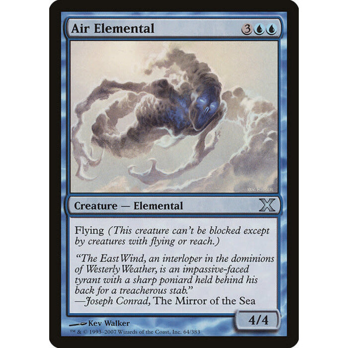 Magic: The Gathering Air Elemental (064) Lightly Played