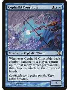 Magic: The Gathering Cephalid Constable (072) Lightly Played