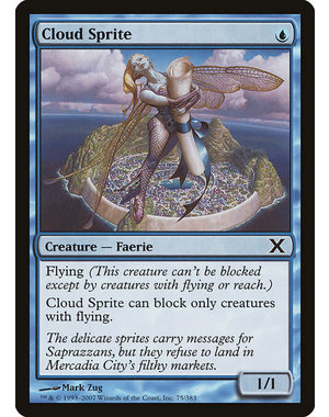 Magic: The Gathering Cloud Sprite (075) Lightly Played