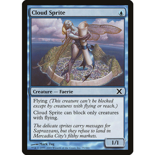 Magic: The Gathering Cloud Sprite (075) Lightly Played