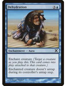 Magic: The Gathering Dehydration (078) Lightly Played
