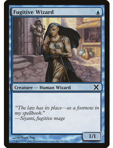 Magic: The Gathering Fugitive Wizard (086) Lightly Played