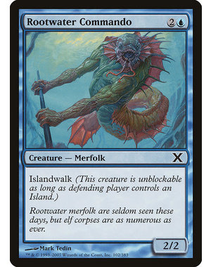 Magic: The Gathering Rootwater Commando (102) Lightly Played