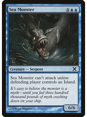 Magic: The Gathering Sea Monster (106) Moderately Played