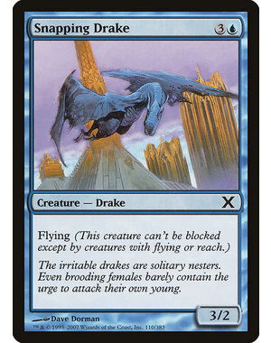 Magic: The Gathering Snapping Drake (110) Lightly Played