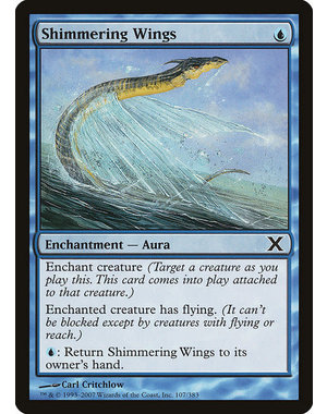 Magic: The Gathering Shimmering Wings (107) Lightly Played