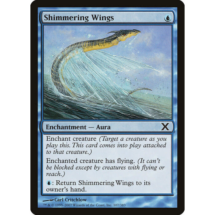 Magic: The Gathering Shimmering Wings (107) Lightly Played