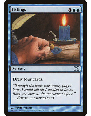 Magic: The Gathering Tidings (116) Lightly Played