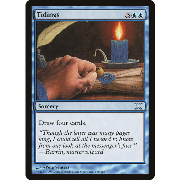 Magic: The Gathering Tidings (116) Lightly Played