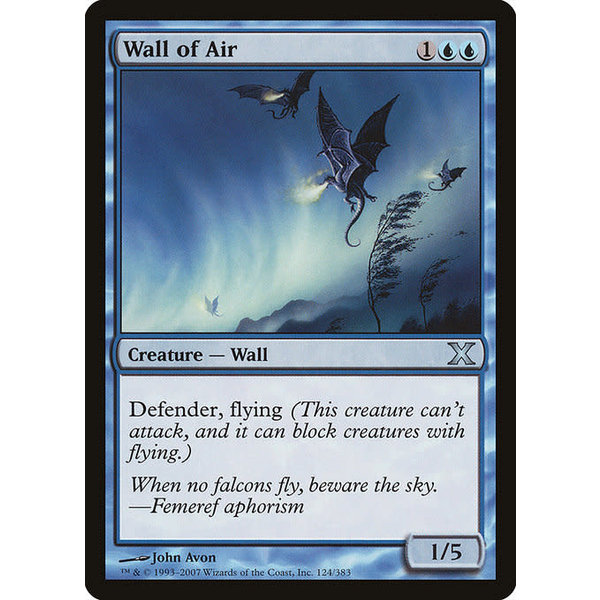 Magic: The Gathering Wall of Air (124) Lightly Played
