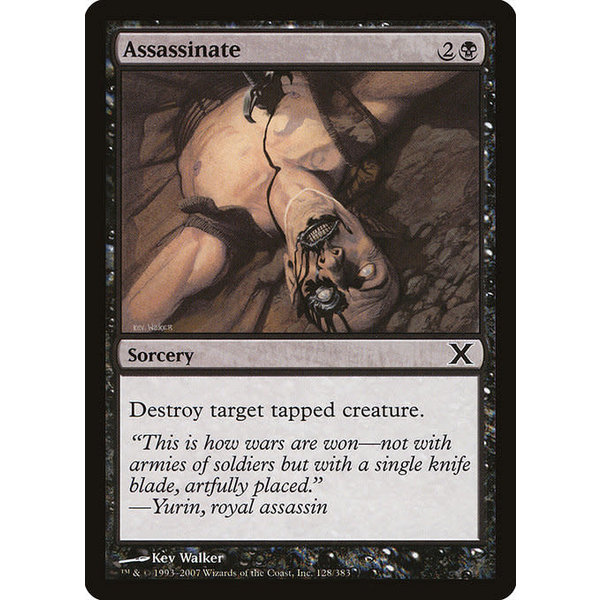 Magic: The Gathering Assassinate (128) Lightly Played