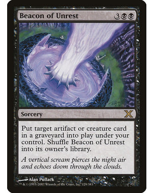 Magic: The Gathering Beacon of Unrest (129) Lightly Played