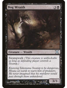 Magic: The Gathering Bog Wraith (130) Moderately Played