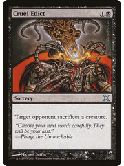Magic: The Gathering Cruel Edict (133) Moderately Played