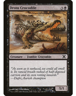 Magic: The Gathering Dross Crocodile (138) Lightly Played