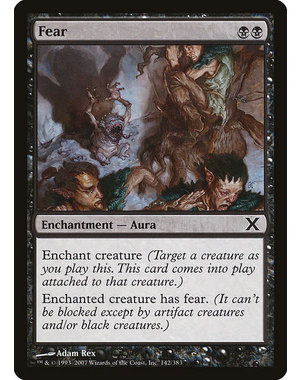 Magic: The Gathering Fear (142) Lightly Played