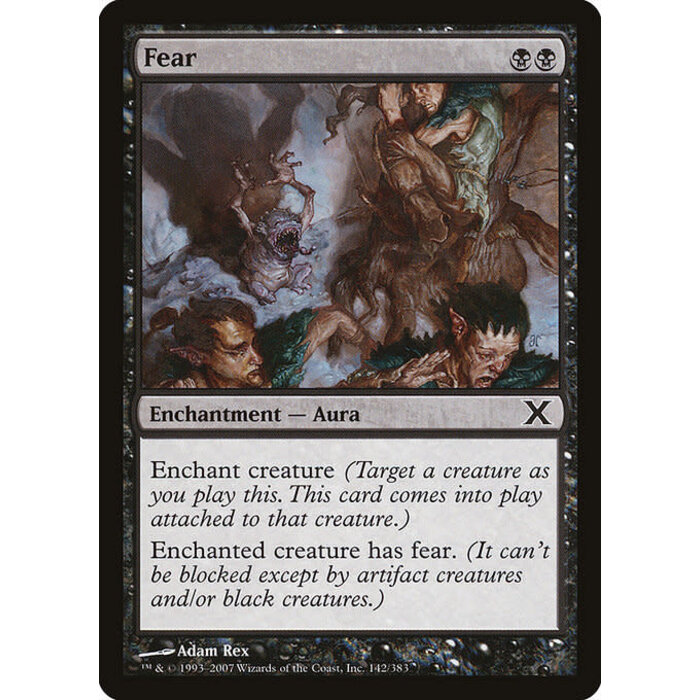 Magic: The Gathering Fear (142) Lightly Played