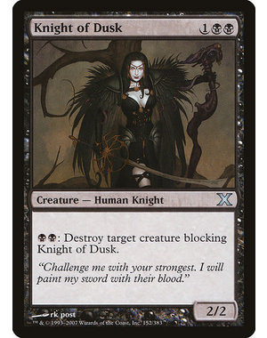 Magic: The Gathering Knight of Dusk (152) Lightly Played